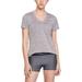 Under Armour Womens Tech V-Neck Twist Short Sleeve T-Shirt