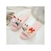 LUXUR Ladies Girl slippers Christmas Tree Santa Claus cuddly soft autumn and winter warm cotton plush comfortable slippers supersoft casual slipper