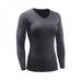 Big Clear Women's Sports Training Tops Pro Fitness Sports Stretch Long-Sleeved Quick-Drying Compression T-Shirts