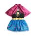 Disney Frozen Princess Anna Toddler Girls Costume Cosplay Dress Hooded Cape 4T