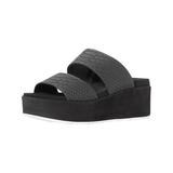 J/Slides Womens Quincy Suede Slides Wedge Sandals