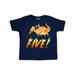 Inktastic 5 Fifth Birthday Orange Dragon Breathing Fire Toddler Short Sleeve T-Shirt Unisex