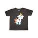 Inktastic Cute Little Unicorn, Unicorn With Rainbow Tail Toddler Short Sleeve T-Shirt Female