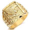 New Punk Rock Eagle Ring Luxury Gold Silver Color Hawk Animal Finger Rings for Women Boho Punk Jewelry