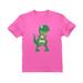 Tstars Boys Unisex Valentine's Day Shirts for Kids Love Valentine's Day I Love You This Much T Rex Gift Idea for Boy Toddler Kids T Shirt