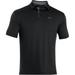 under armour 1249072 men's black tech short sleeve polo shirt - size large