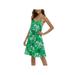 HULKLIFE Women Loose Swing Beach Dresses Casual Dress Printing Big Swing Dress Women's Clothing for Summer