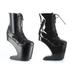 Ellie Shoes E-BP579-Mather Ankle Boot BlackPU / 6