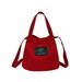 Wholesale new Korean version of literature and leisure casual shoulder canvas Messenger bag female mini bag small fresh Sen bucket bag red