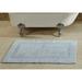 Lux Collections Bath Mat Rug 17" X 24" Rectangle by Better Trends in Blue