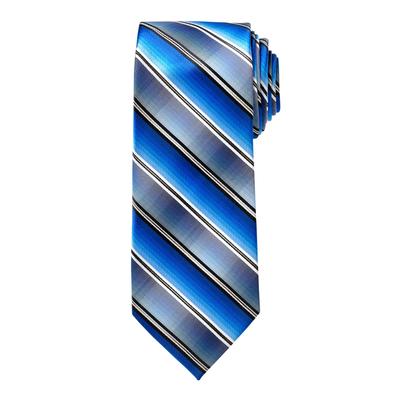 Men's Big & Tall KS Signature Classic Stripe Tie by KS Signature in Navy Stripe Necktie