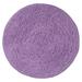 Fantasia Round Bath Rug Collection by Home Weavers Inc in Purple (Size 30" ROUND)