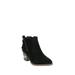 Aqua College Nancy Suede Ankle Booties Black