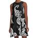 Women Summer Crew Neck Sleeveless Dress Casual Loose Beach Printed Sundress