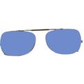 Visionaries Polarized Clip on Sunglasses - Way - Bronze Frame - 52 x 41 Eye