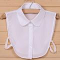 Women Choker Necklace Detachable Lapel Shirt Lace Fake False Collar Blouse Tops