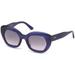 SUNGLASSES - POLARIZED FASHION SUN GLASSES TODS BLUE OTHER GRADIENT SMOKE WOMEN TO0144 4992B