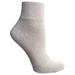 Womens Wholesale Cotton Quarter Ankle Sports Socks - White Sport Ankle Socks For Women - 9-11 - 120 Pack