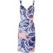 No Comment Juniors Tie-Dye Front Tie Dress