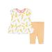 Burt's Bees Baby Girl Tunic & Capri Legging Outfit, 2pc Set, 100% Organic Cotton (Baby Girls)