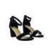 Cake Minimalist Simple Chunky Block High Heel Dress Sandal w Ankle Strap (women)