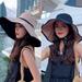 Bucket Hat Wide Brim Fashion Double-sided Fisherman Hat Beach Sun Hat for Women