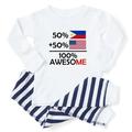 CafePress - Half Filipino Half American - Toddler Long Sleeve Pajama set