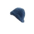 Womens Wool Hat Lambs Wool Cap Winter Hat Soft Slouchy Lady Hat Warm Cuffed Beanie Hat for Christmas Outdoor,Blue