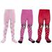 Disney Minnie Mouse Polka Dot Tights, 3 Piece Variety Pack, Baby Girls, 0-24 Months