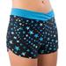 Pizzazz Girls Size 2T-16 Superstar Blue Crossover Shorts Cheer Dance