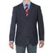 LN LUCIANO NATAZZI Mens Two Button Notch Lapel Blazer Modern Fit Suit Jacket Blue