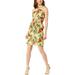 XOXO Womens Juniors Linen Floral Print Halter Dress