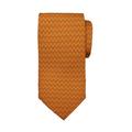 Salvatore Ferragamo Men's Orange 100% Silk Gancini Neck Tie