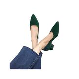 Avamo Womens Pointed Pumps Shoes Classy Simple Casual Slip-on Comfort Walking Business Shoes