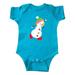 Inktastic Ice Skating Snowman, Snowman With Hat, Carrot Nose Infant Short Sleeve Bodysuit Unisex
