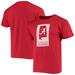 Men's Russell Athletic Crimson Alabama Crimson Tide State Logo T-Shirt
