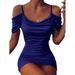 SySea Women's Summer Solid Color Halter Sexy Strapless Dress