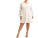 Women's Plus Size Bell Sleeve All Over Lace Dress