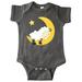 Inktastic Cute Sheep Sleeping On The Moon, White Sheep, Star Infant Short Sleeve Bodysuit Unisex