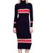 Womens Small Sport Stripe Sweater Dress S