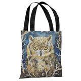 Rivers Owl Tote Bag by Ana Victoria Calderon Tote Bag - 18x18