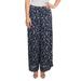 Foxiedox Womens Floral Metallic Pants