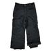 Girls Black Water Resistant Insulated Snowboard Snow Pants