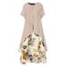 Colisha Women Boho Loose Cotton Linen Short Sleeve Maxi Dress Gypsy Dresses Summer Holiday Floral Maxi Long Sundress Vintage Party Evening Dress