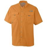 Columbia Men's Bahama Ii Short Sleeve Shirt, Summer Orange, X-Small