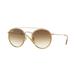Ray-Ban 0RB3647N 51mm Light Brown/Clear Gradient Brown