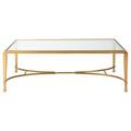 Artistica Home Metal Designs Sangiovese Cocktail Table Metal in White/Yellow/Brown | 19 H x 54 W x 36 D in | Wayfair 2011-949-48