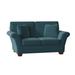 Fairfield Chair Franklin 64" Flared Arm Loveseat w/ Reversible Cushions Polyester in Blue | 36 H x 64 W x 36.5 D in | Wayfair