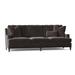 Fairfield Chair Kensington 90" Recessed Arm Sofa w/ Reversible Cushions Polyester/Other Performance Fabrics in Brown | Wayfair