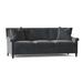 Fairfield Chair Libby Langdon 85.5" Flared Arm Sofa w/ Reversible Cushions Polyester in Gray | 35 H x 85.5 W x 39.5 D in | Wayfair